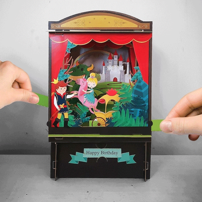 Paper Theatre Pop Up Card - Fairytale