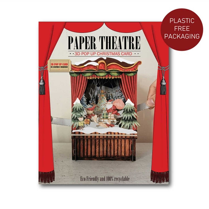 Paper Theatre Pop Up Card - Santa's Sleigh