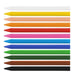 Plastipastel Maxi Pencil Crayons Pack with Eraser and Parer