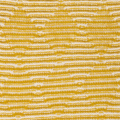 Textured yellow and white wool pattern 