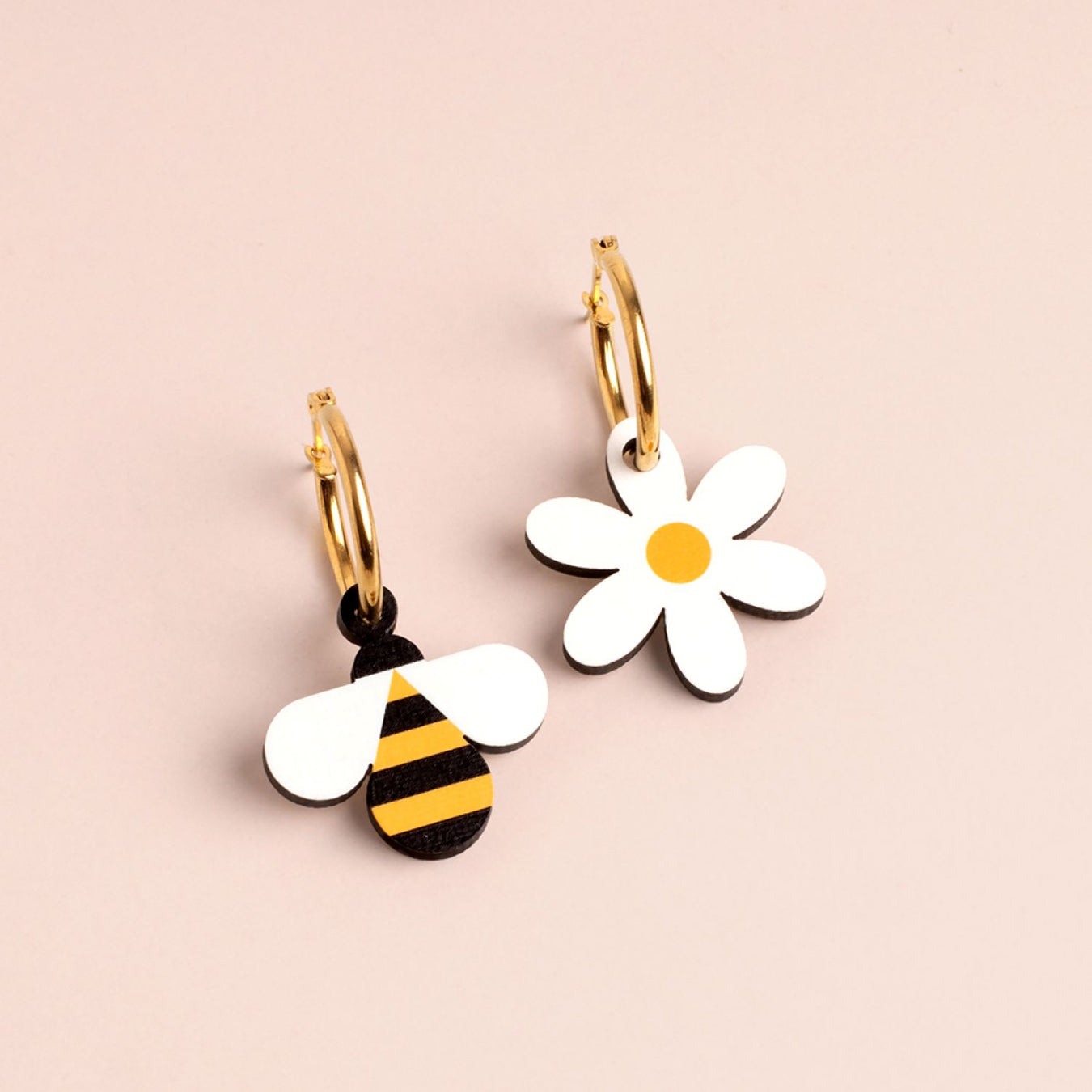 wooden earring