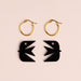 Wooden Earrings - Swallows