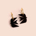 Wooden Earrings - Swallows