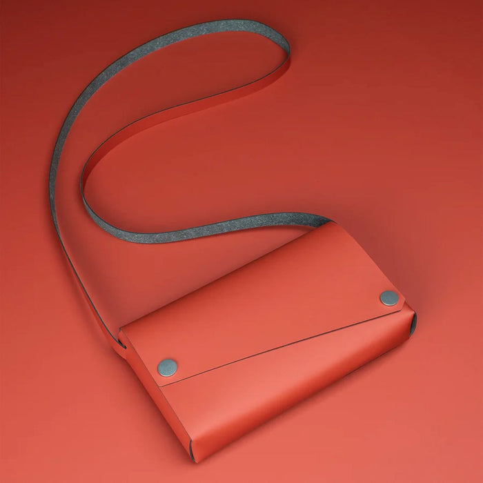 S Bag Red - Recycled Leather
