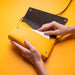 S Bag Yellow - Recycled Leather
