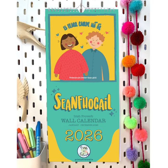 2026 Seanfhocail Wall Calendar