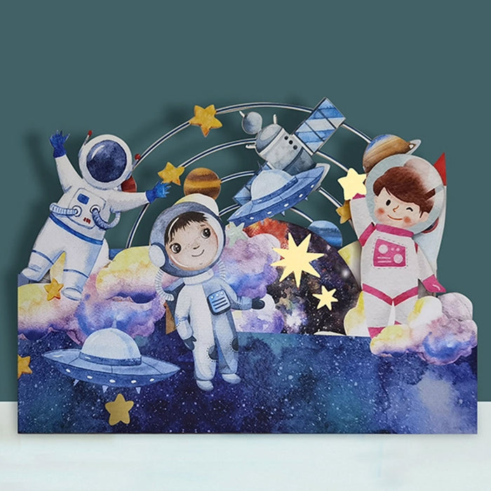 Space Adventure Paper Cut Card