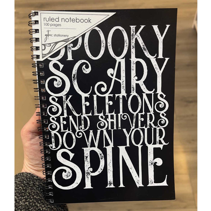 Spooky Scary Notebook - lined - A5