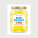 Store Cupboard Genius Book cover with glass jar of yellow lemons on cover and book title on jar label
