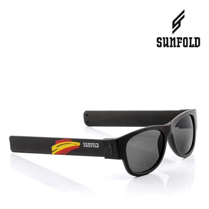 Sunfold Black Roll-Up Sunglasses
