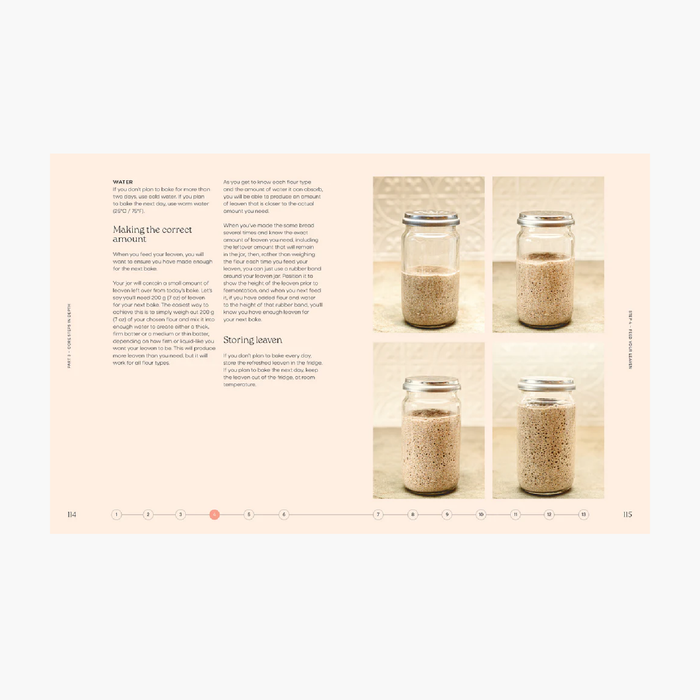 Instructional page with text and images of jars on a wooden surface