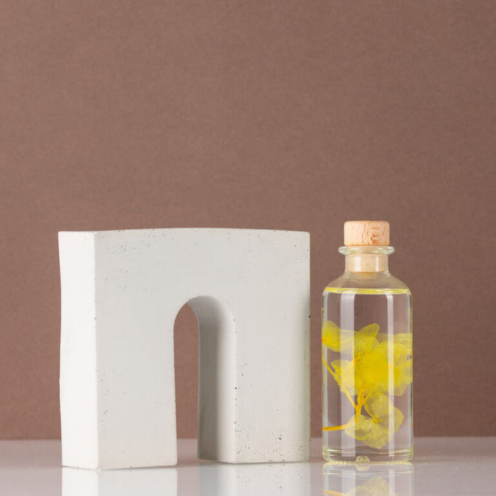 Preserved Plant - Yellow Hortensia