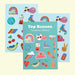 Top Banana temporary tattoos with colorful designs on a blue background