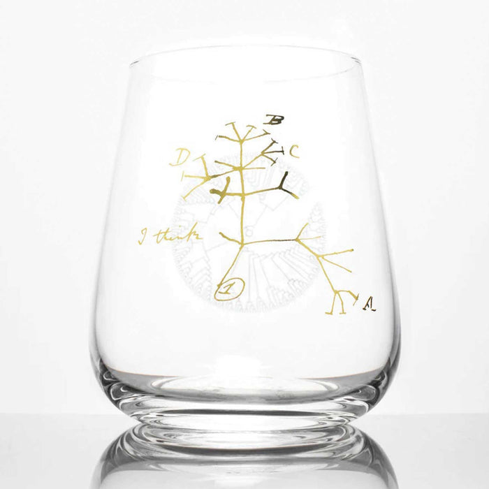 Tree of Life Stemless Wine Glass