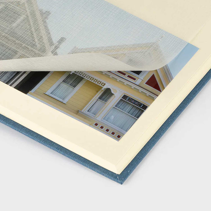 Large Photo Album - Indigo / Ivory Interior - 25 x 30cm