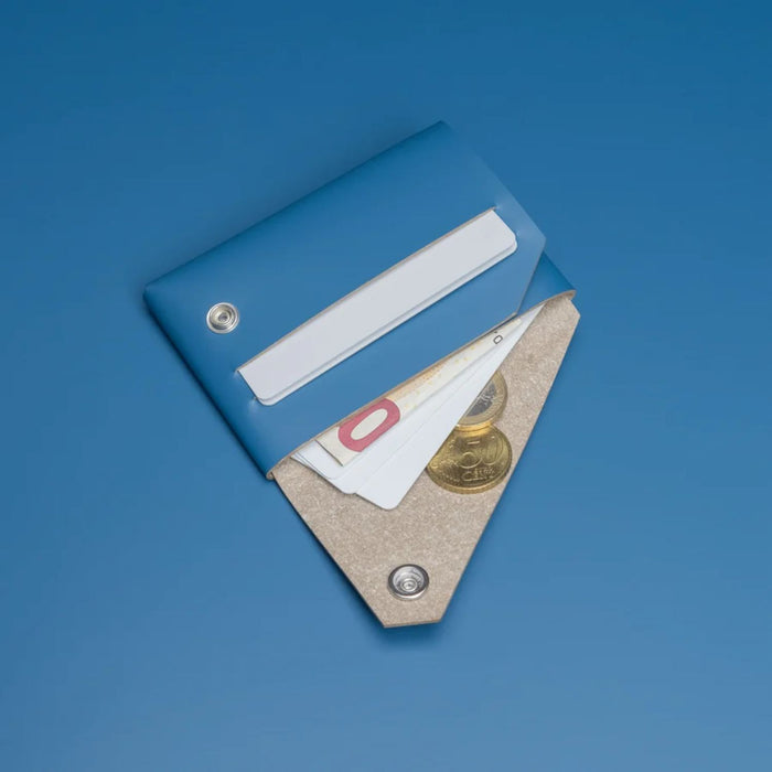 Wallet Blue - Recycled Leather