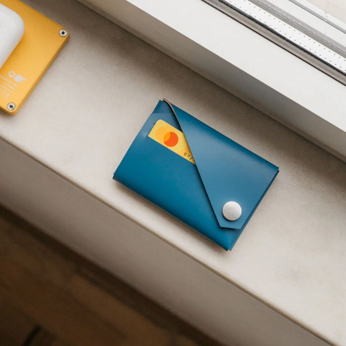 Wallet Blue - Recycled Leather
