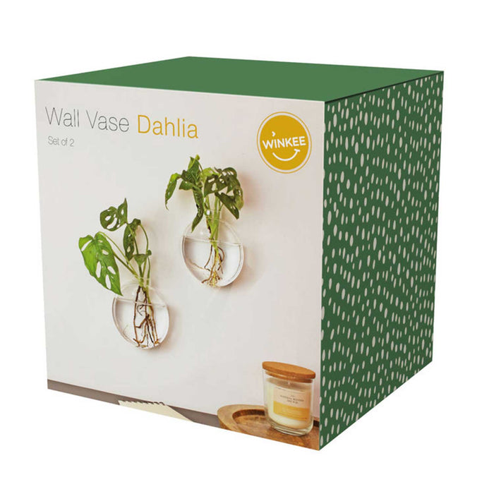 Dahlia Wall Vases- set of 2