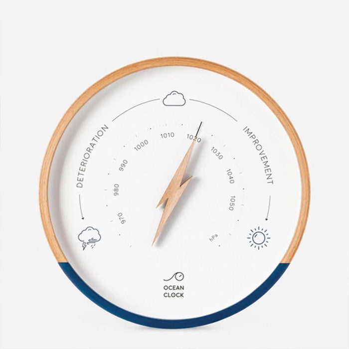 Weather Barometer - white