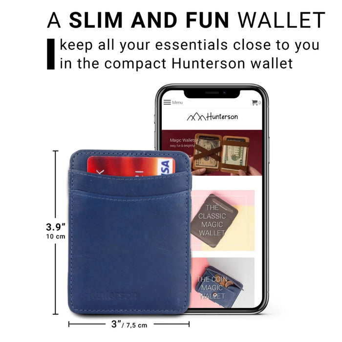 Hunterson Magic Coin Wallet - Blue