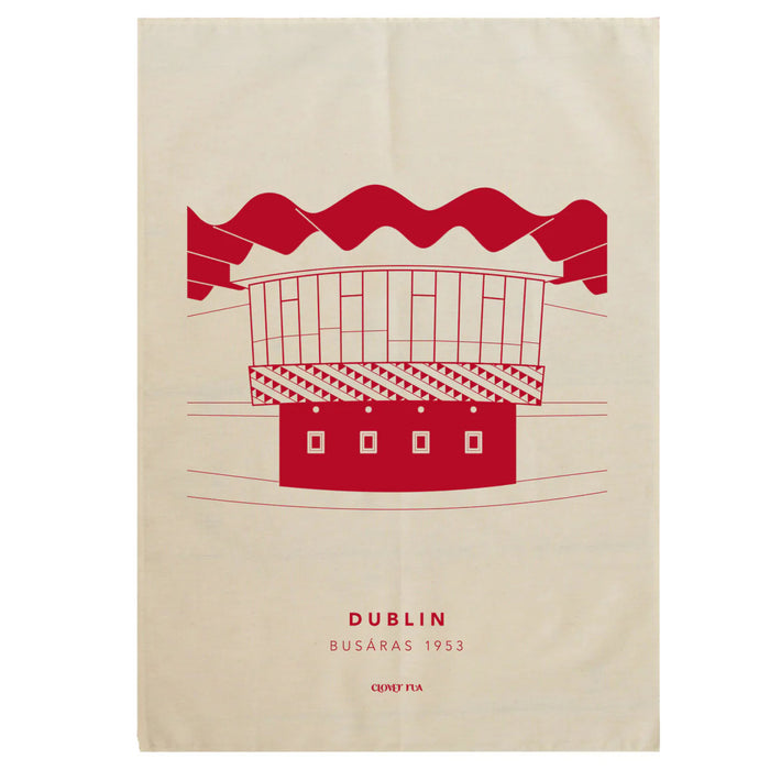 Busáras Station Tea Towel