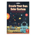 Packaged educational craft kit titled 'Create Your Own Solar System' by Rocketeer Schools, featuring a space-themed illustration with planets, an astronaut, and a solar system layout on the front.