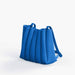 Blue handbag on a white background