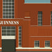 Illustration of a building facade with 'Guinness' branding.