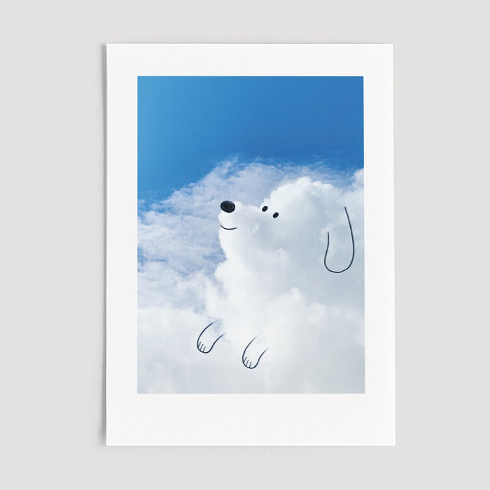 Dogburst 21 x 30 Print - A Daily Cloud
