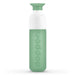 Green and white bottle with 'dopper' branding on a white background
