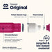 Dopper Original cup with material breakdown and branding on a white background