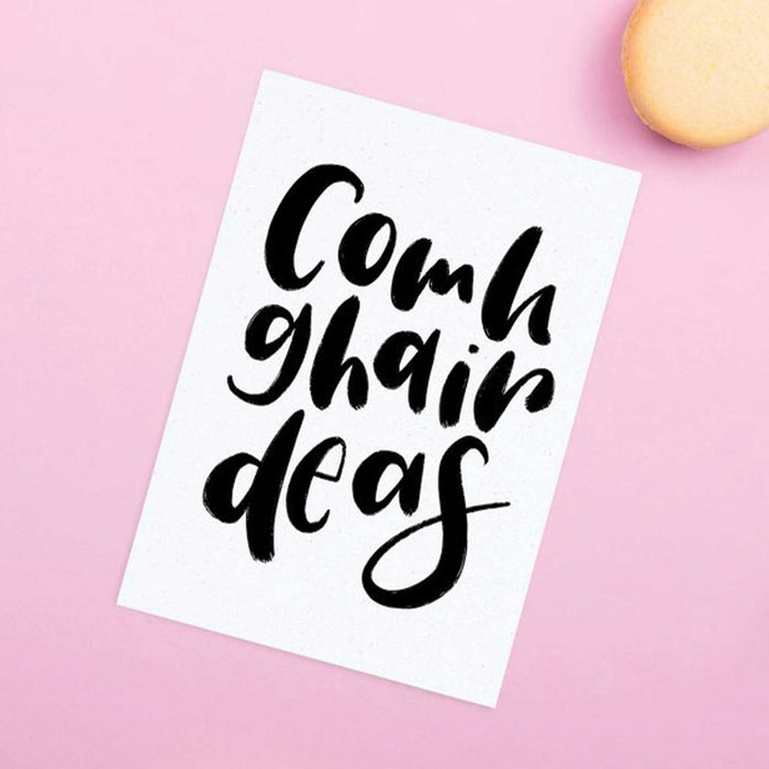 Comhghairdeas - greeting card by Bláithín