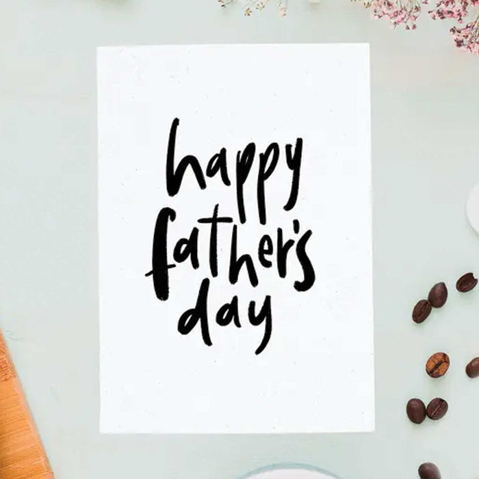 eco friendly greeting card - Happy Father's Day