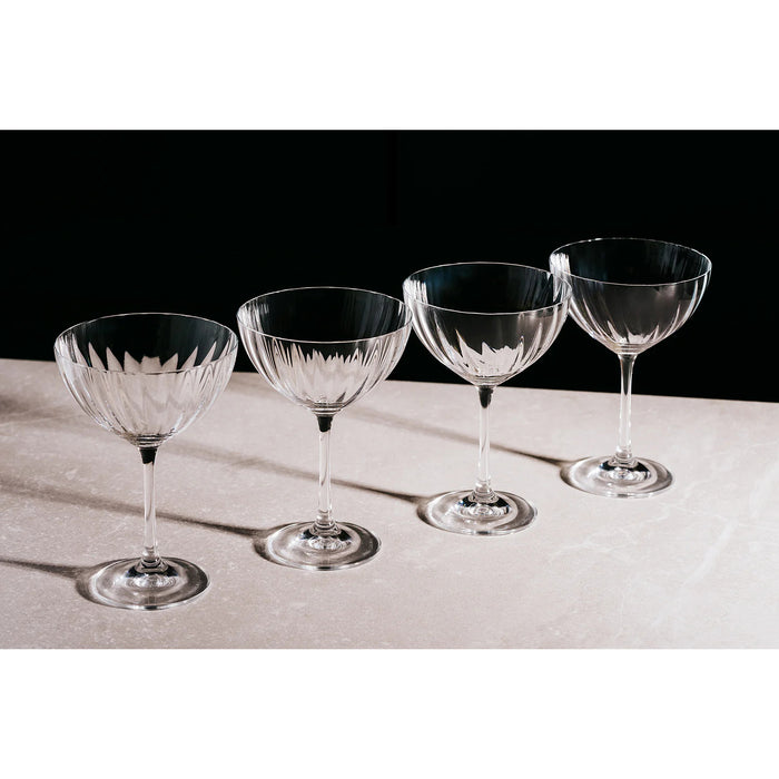 Erne Champagne Saucers - set of 4