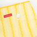 Yellow striped cooler bag with white bottle opener hanging from string and 'Flaminguero' label on a white background