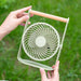 Lyra Portable Fan: Olive Green