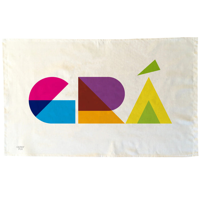 'Grá'  Tea Towel