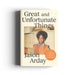 The book cover of 'Great and Unfortunate Things' by Jason Arday, shown as a 3D mockup on a clean white background with a soft shadow.