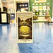 Bookmark with a black and white illustration of a bridge in a store setting