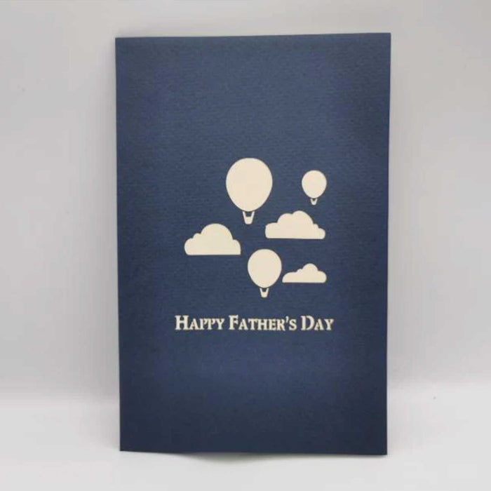 Happy Father's Day Balloon Pop Up Card