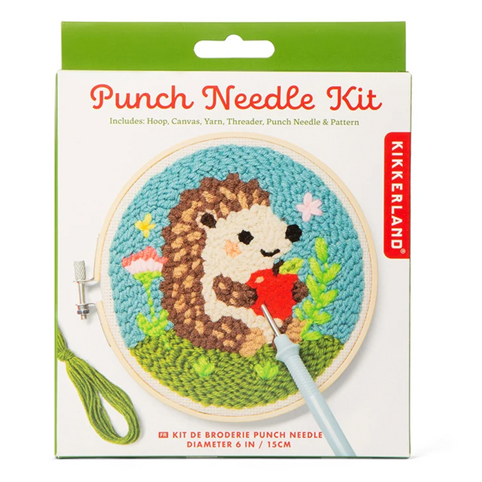 Hedgehog Punch Needle Kit