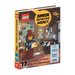 LEGO Junior Detective Agency book and envelope set shown at a slight angle on a white background. The cover features LEGO branding, a yellow badge reading 'Junior Detective Agency,' and an illustration of a detective minifigure in a room with evidence envelopes.