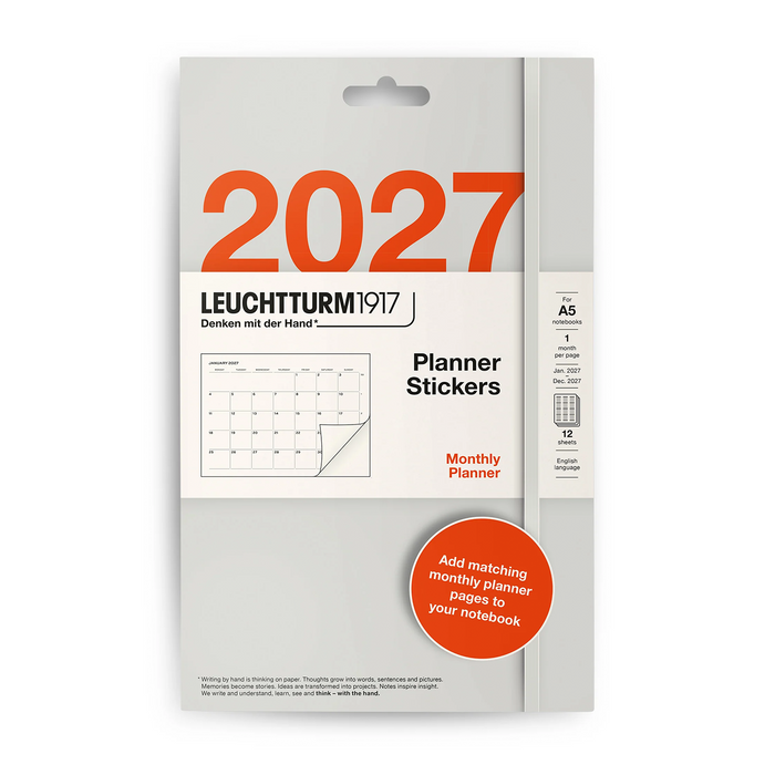 Leuchtturm 2027 Planner Stickers - Monthly Planner
