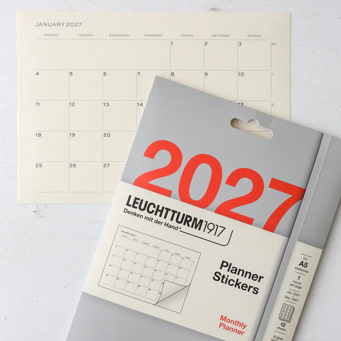 Leuchtturm 2027 Planner Stickers - Monthly Planner