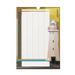 A spiral-bound January wall calendar page with a lighthouse illustration, shown on a plain white background. The page includes columns for days of the week, a date index, a large blank writing area, and the Denaghase brand name at the bottom right.