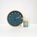Lunar Phase Clock - Teal