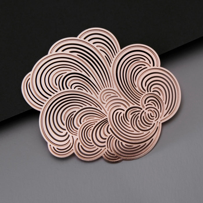 Large Mist Magnetic Brooch