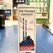 Bookmark with 'The Poolbeg Chimneys' text in a store setting