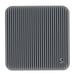 A square gray silicone accessory with a ribbed texture and rounded corners, featuring a small white 'S.' logo in the bottom right corner, shown on a plain white background.