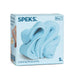 A light blue box of Speks Blur S. Calming focus putty, featuring a photo of the light blue fluffy putty on the front, set against a plain white background.